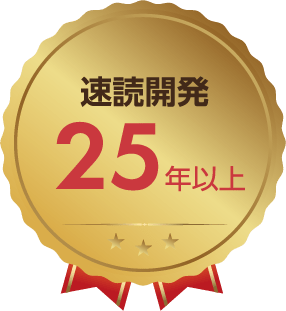 速読開発25年以上